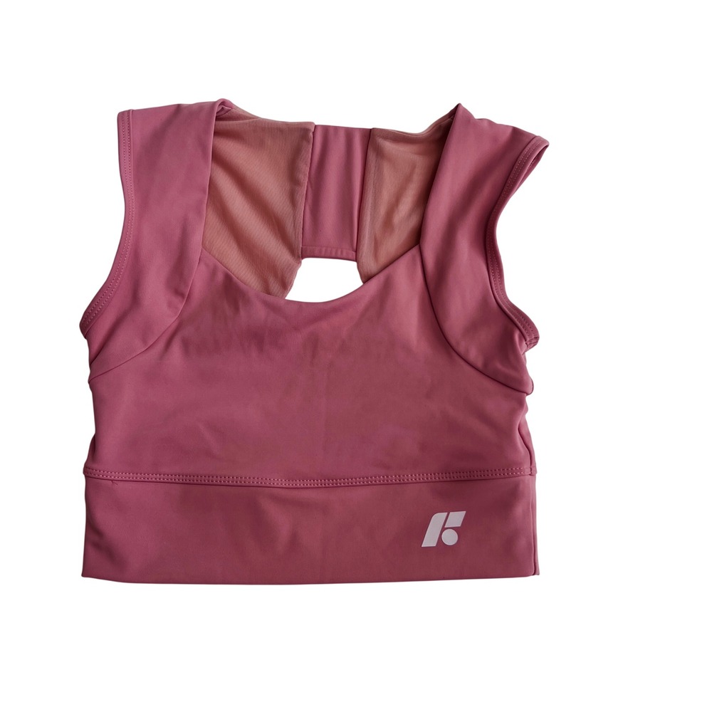 Forme Power Bra Posture Correcting Sports Bra Pink Mesh Back Small